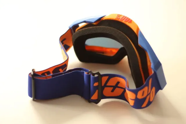 Gafas Motocross Naranja y Azul.