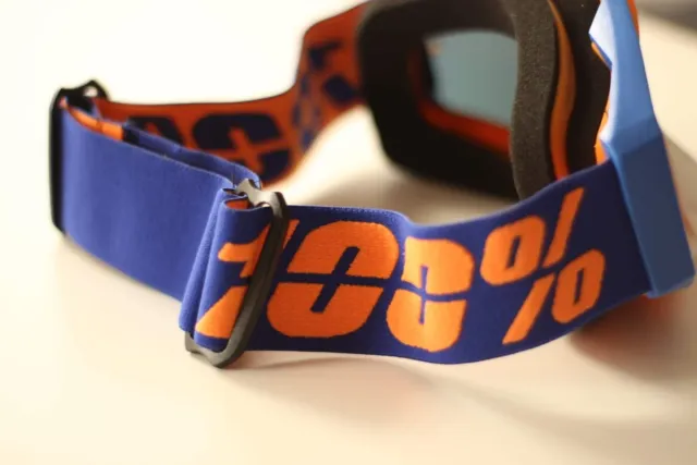 Gafas Motocross Naranja y Azul.