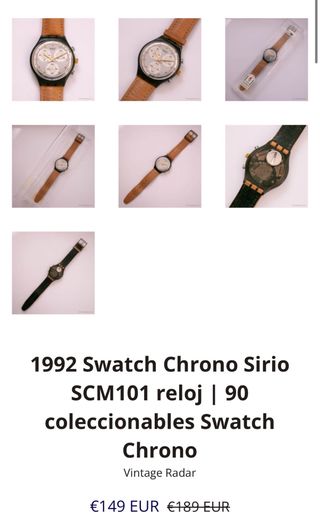 Swatch Chrono Sirio SCM101 1992