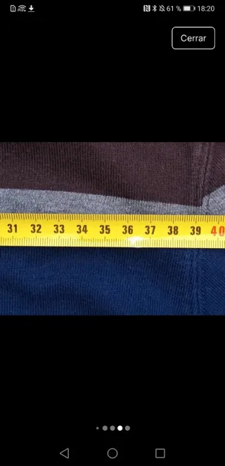 Massimo Dutti Polo vintage manga larga hombre