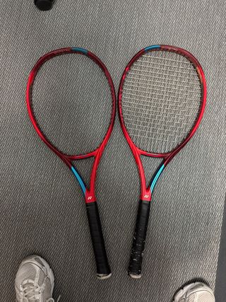 2x Yonex Vcore 100+ Raquetas Tenis