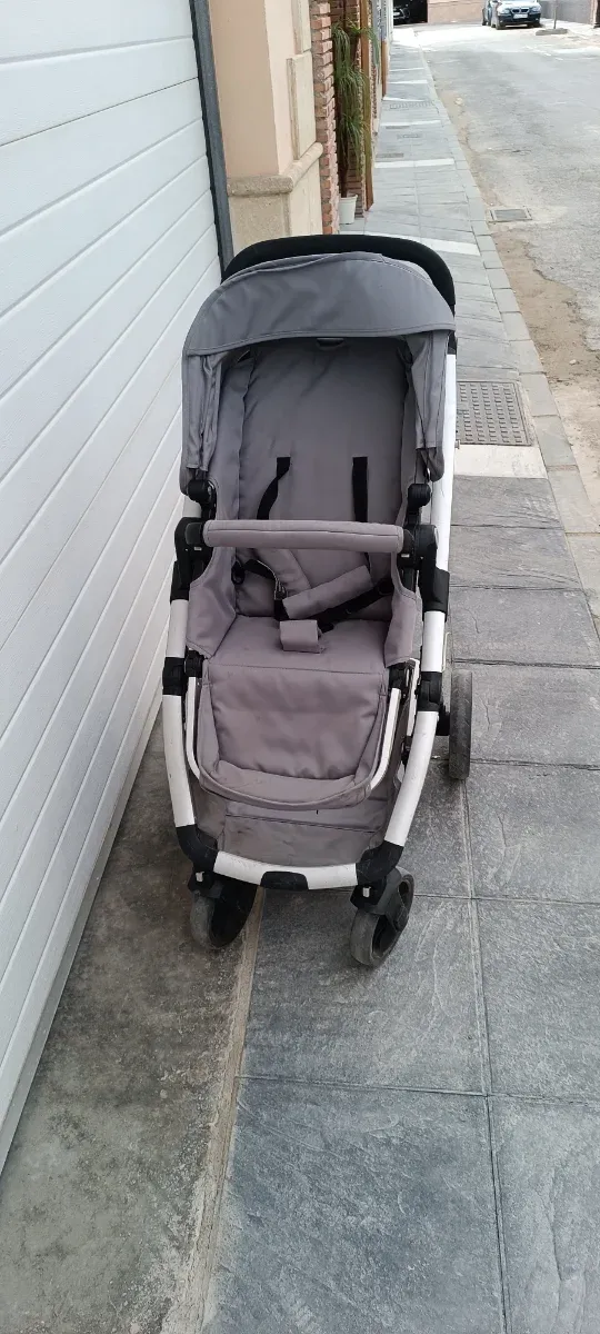 Silla de paseo 2 piezas gris