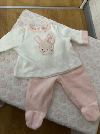 Lote pijamas bebé sin usar 0-3 meses