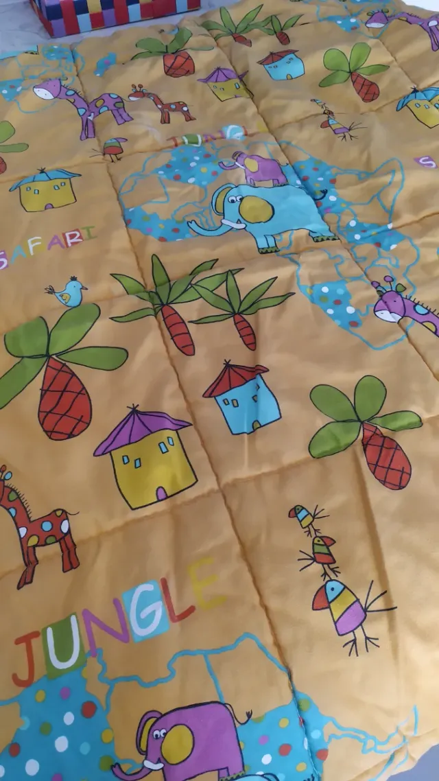 Edredón infantil safari y jungla