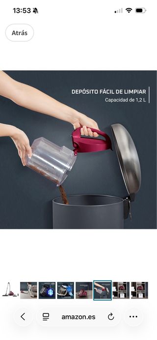 Aspirador Rowenta Rojo