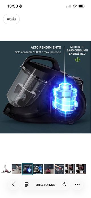 Aspirador Rowenta Rojo