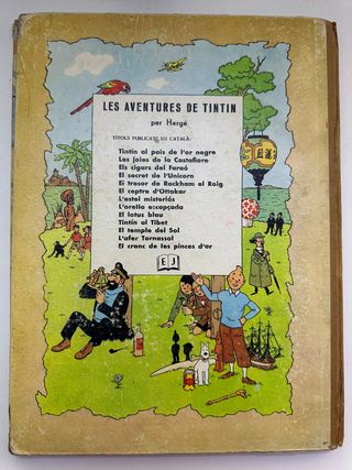 Tintín: L’Illa Negra 1era Edición en Catalán