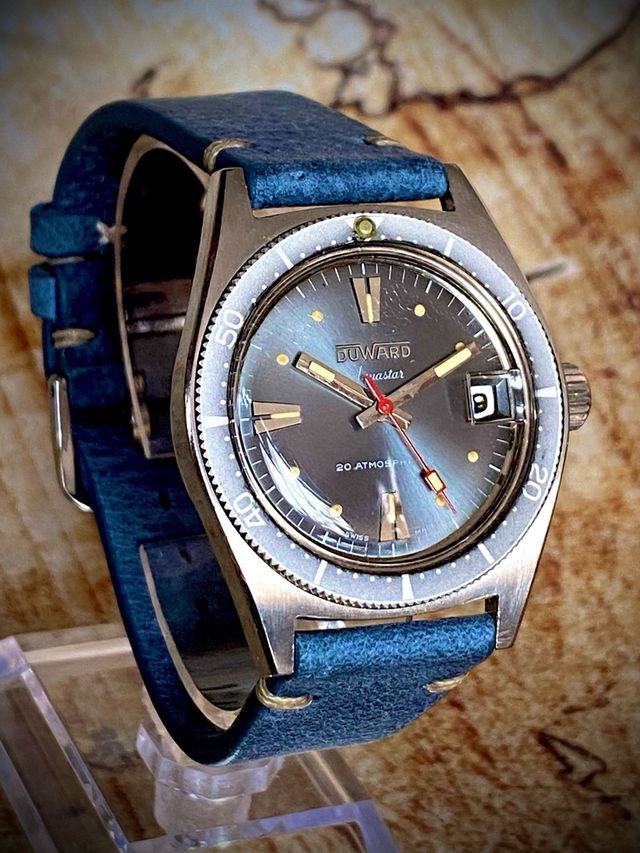 Reloj DUWARD AQUASTAR 20 ATM, Vintage