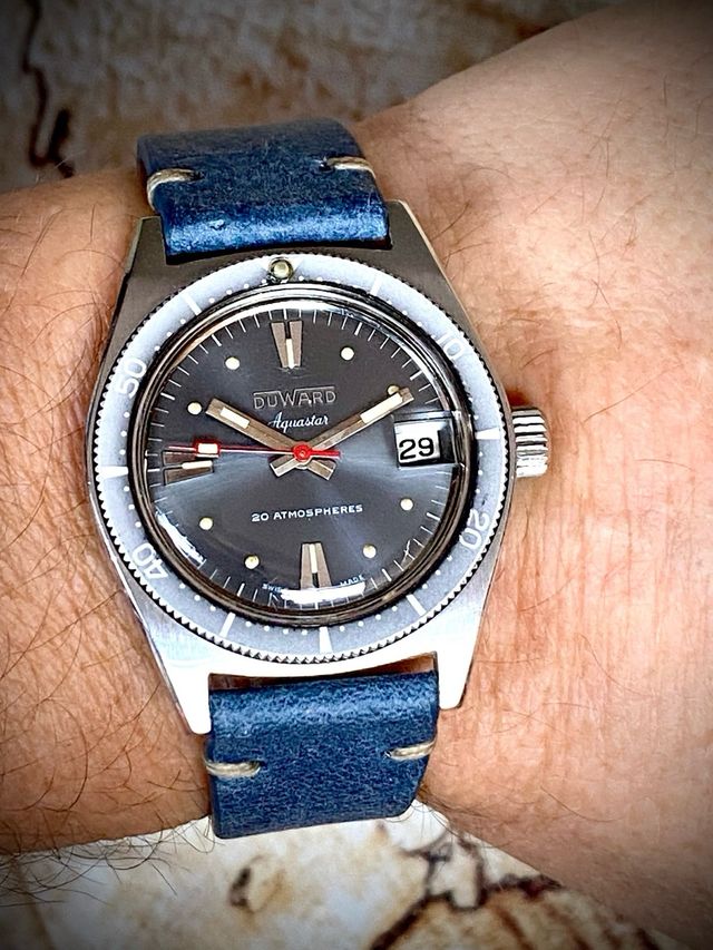 Reloj DUWARD AQUASTAR 20 ATM, Vintage