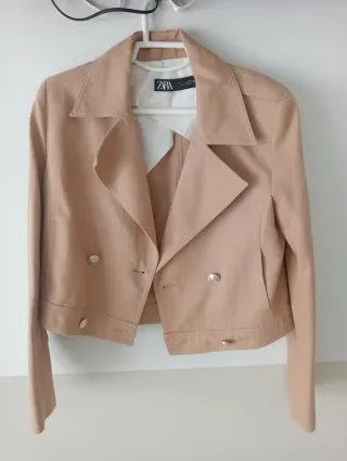 Chaqueta Zara Beige Talla M