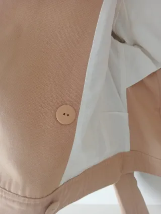 Chaqueta Zara Beige Talla M