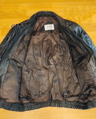 Chaqueta Cuero Vintage Direct Action Talla L