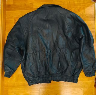 Chaqueta Cuero Vintage Direct Action Talla L