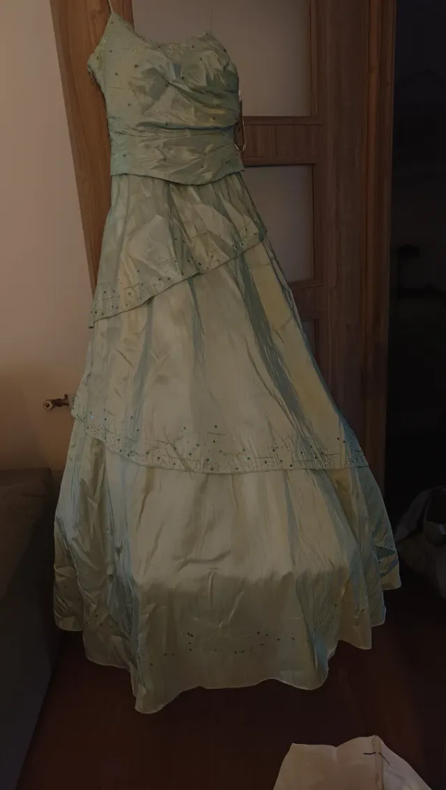 Vestido fiesta/invitada verde