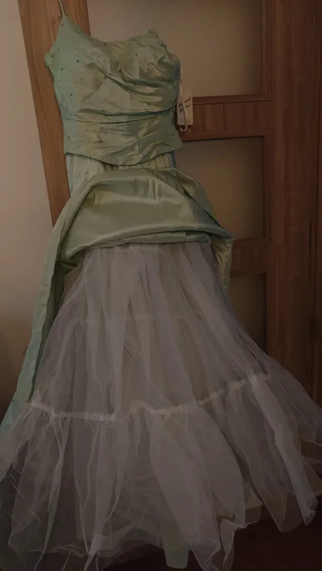 Vestido fiesta/invitada verde