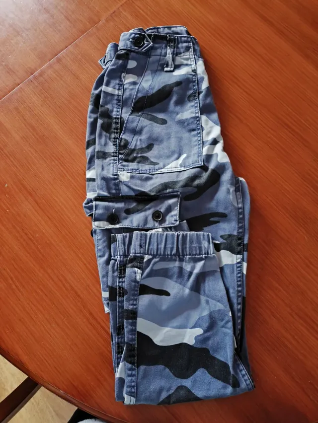 Pantalón camuflaje azul