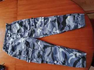 Pantalón camuflaje azul