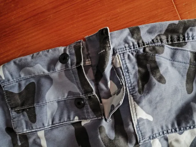 Pantalón camuflaje azul
