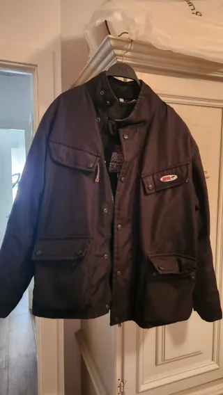 Chaqueta Negra Moto Hombre Talla L