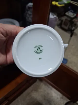 Antigua Vajilla Vista Alegre Porcelana 87 piezas