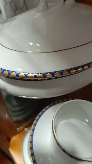 Antigua Vajilla Vista Alegre Porcelana 87 piezas