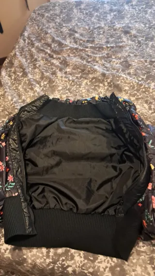 Anorak infantil estampado floral