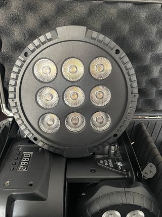 pack Mini cabeza led y Proyector Par