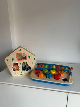 Set 2 Juguetes Madera Janod