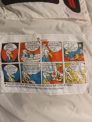 Chaqueta Moncler Blanca y Negra