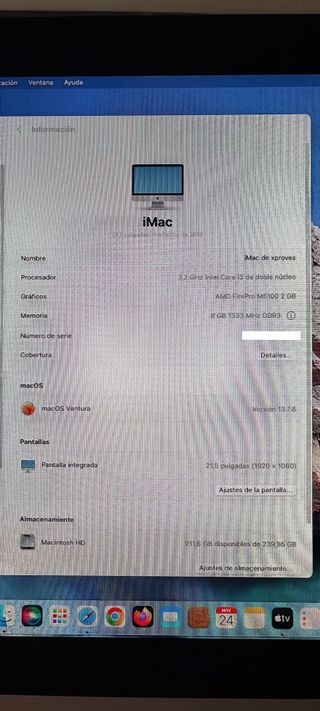 iMac 21.5 A1311 Apple