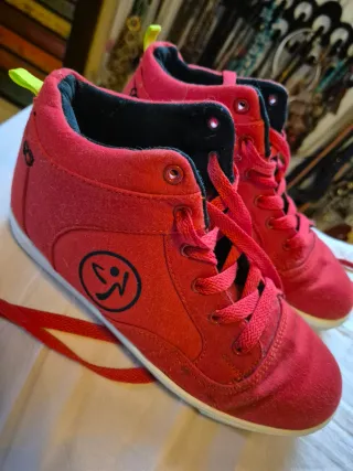 Zapatillas Zumba Mujer Talla 38 Rojas