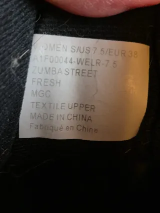 Zapatillas Zumba Mujer Talla 38 Rojas