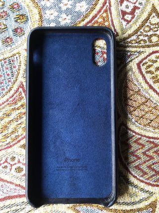 Custodia in pelle Apple per iPhone X