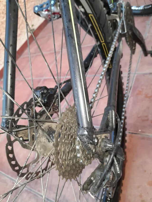 Bicicleta Merida 300 Negra y Verde