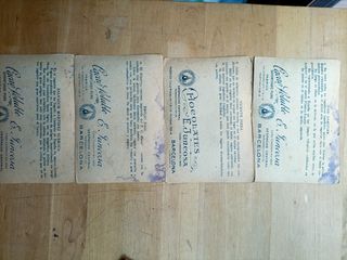 8 Cromos Fútbol E.Juncosa Años 20 CF Barcelona