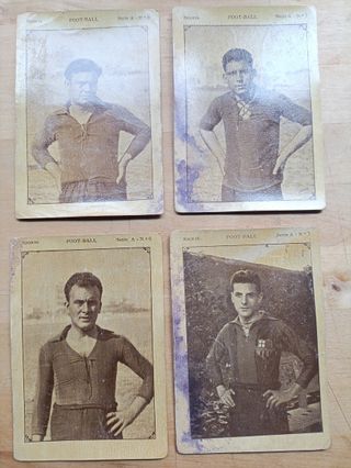 8 Cromos Fútbol E.Juncosa Años 20 CF Barcelona