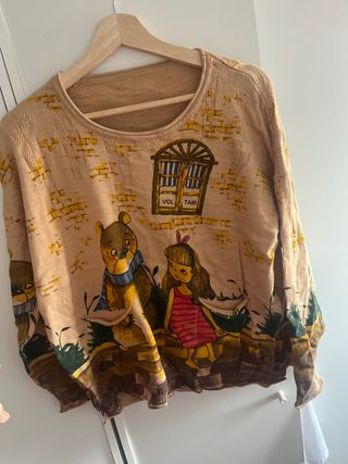 Jersey estampado oso y niña