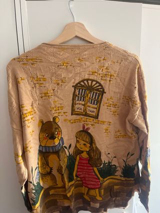 Jersey estampado oso y niña