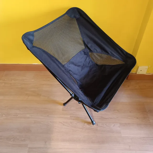 2 Sillas Plegables Negras