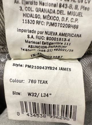 Vaqueros Pepe Jeans Slim Fit Verde Oliva