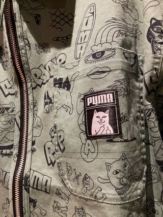 Chaqueta Puma Estampada Talla L