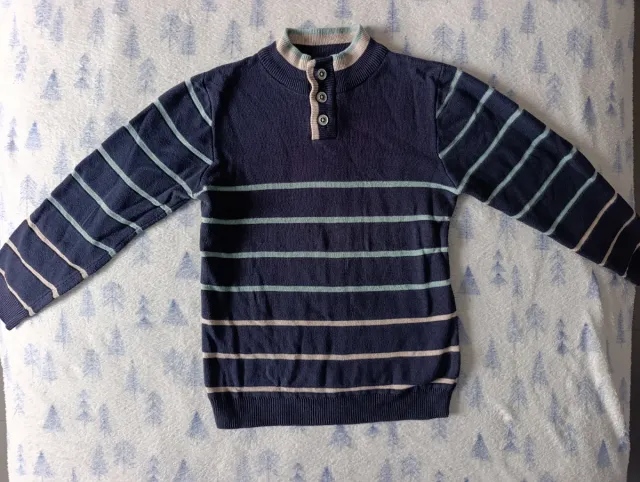 Jersey niño nayoral rayas azul talla 7