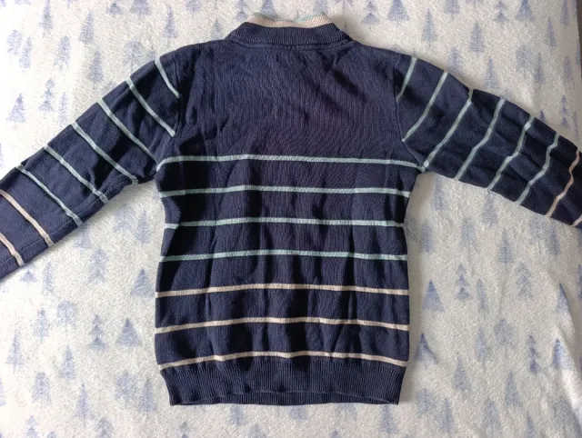 Jersey niño nayoral rayas azul talla 7