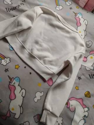 Sudadera niña cropped Boston