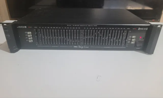 Ecualizador Gráfico Dual 15 Bandas Stage Line