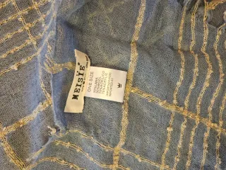 Pañuelo Meisïe Azul con Rayas Beige