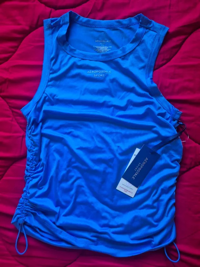 Camiseta Aeropostale Sport Azul Talla L