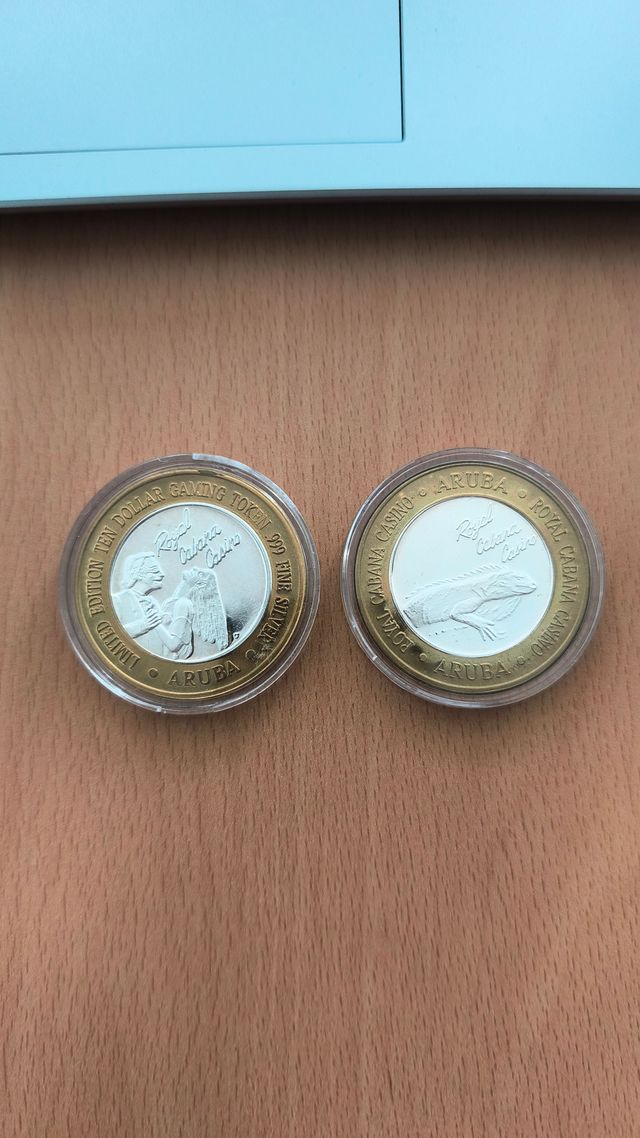 2 Tokens Royal Cabana Casino Aruba