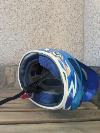 Casco Enduro Cross Acerbis Azul