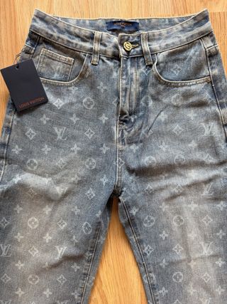Pantalón Vaquero Louis Vuitton Monogram